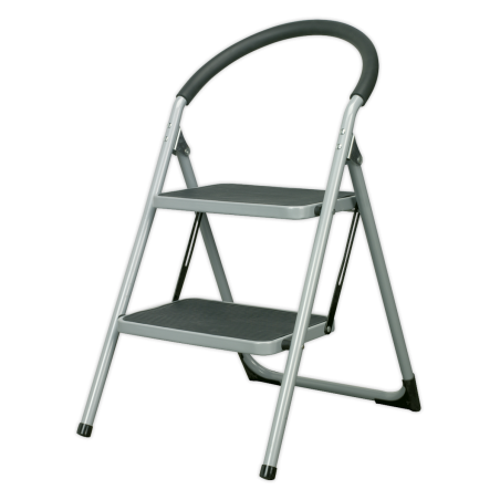 Step Stool 2-Tread 150kg Capacity - BS EN14183