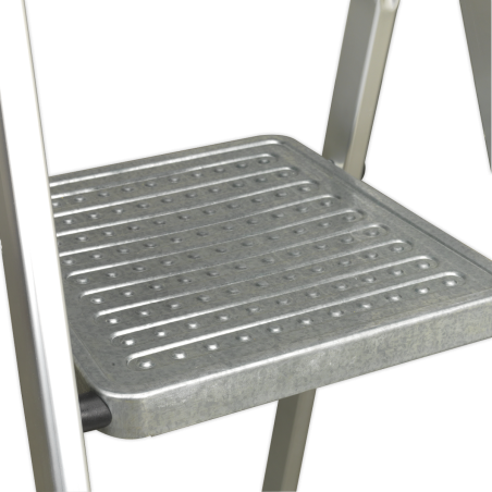 Step Ladder 3-Tread Aluminium - BS EN 131