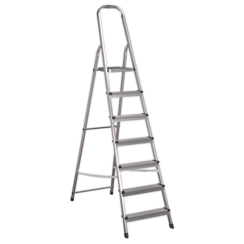 Step Ladder 7-Tread Aluminium - BS EN 131