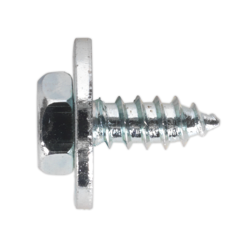 Acme Screw with Captive Washer #10 x 3/4" Zinc Pack of 100