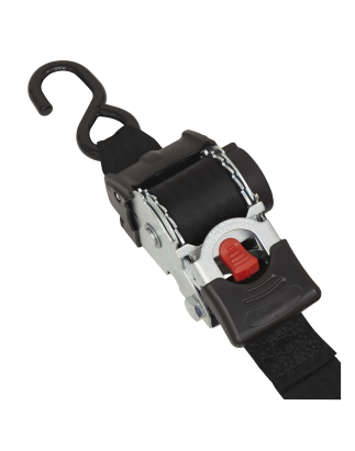 Auto Retractable Ratchet Strap 50mm x 3m