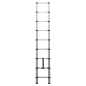 Échelle télescopique 9 marches en aluminium - BS EN 131