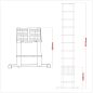 Telescopic Ladder 11-Tread Aluminium - BS EN 131