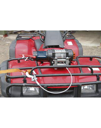 Treuil de récupération ATV/Quad 1135 kg (2500 lb) traction en ligne 12 V