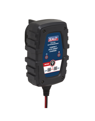 6/12V Compact Smart Trickle Charger & Maintainer 1A