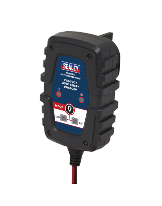 6/12V Compact Smart Trickle Charger & Maintainer 1A