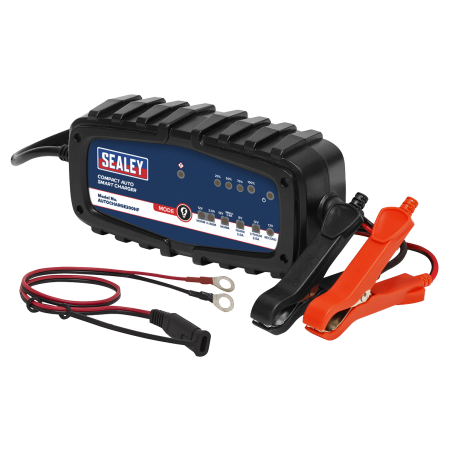 6/12V Compact Auto Smart Charger & Maintainer 2A