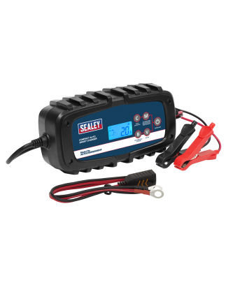 Chargeur et mainteneur intelligent automatique compact 6/12 V 6,5 A