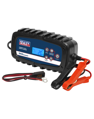 6/12V Compact Auto Smart Charger & Maintainer 6.5A