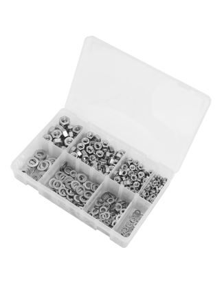 Stainless Steel Nut and Washer Assortment 500pc M5-M10