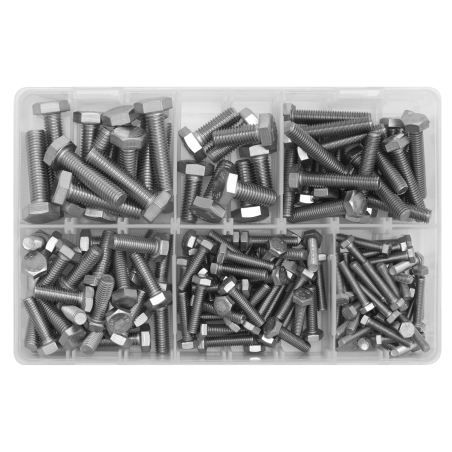 Assortiment de vis de réglage en acier inoxydable 150 pièces M5-M10