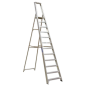 Industrial Step Ladder 12-Tread Aluminium - BS 2037/1