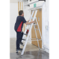 Aluminium Step Ladder 6-Tread Industrial BS EN 131