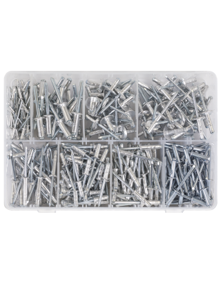 Assortiment de rivets en aluminium 335 pièces