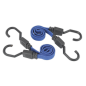 Flat Bungee Cord Set 460mm 2pc