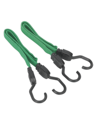 Flat Bungee Cord Set 610mm 2pc