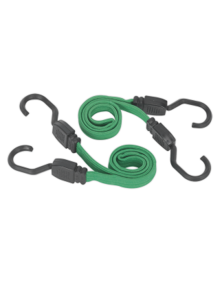 Flat Bungee Cord Set 610mm 2pc