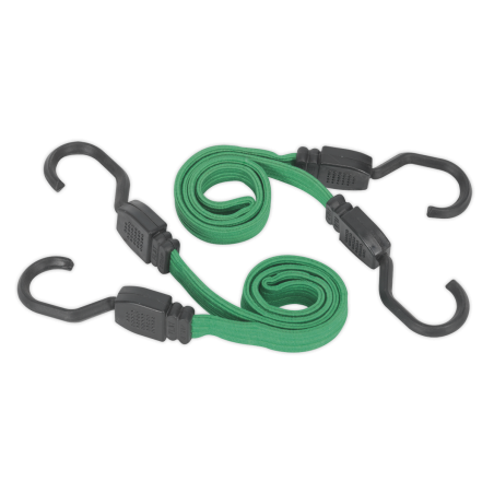 Flat Bungee Cord Set 610mm 2pc