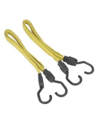 Flat Bungee Cord Set 910mm 2pc