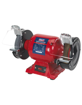 Heavy-Duty 150mm Bench Grinder with Wire Wheel 450W/230V