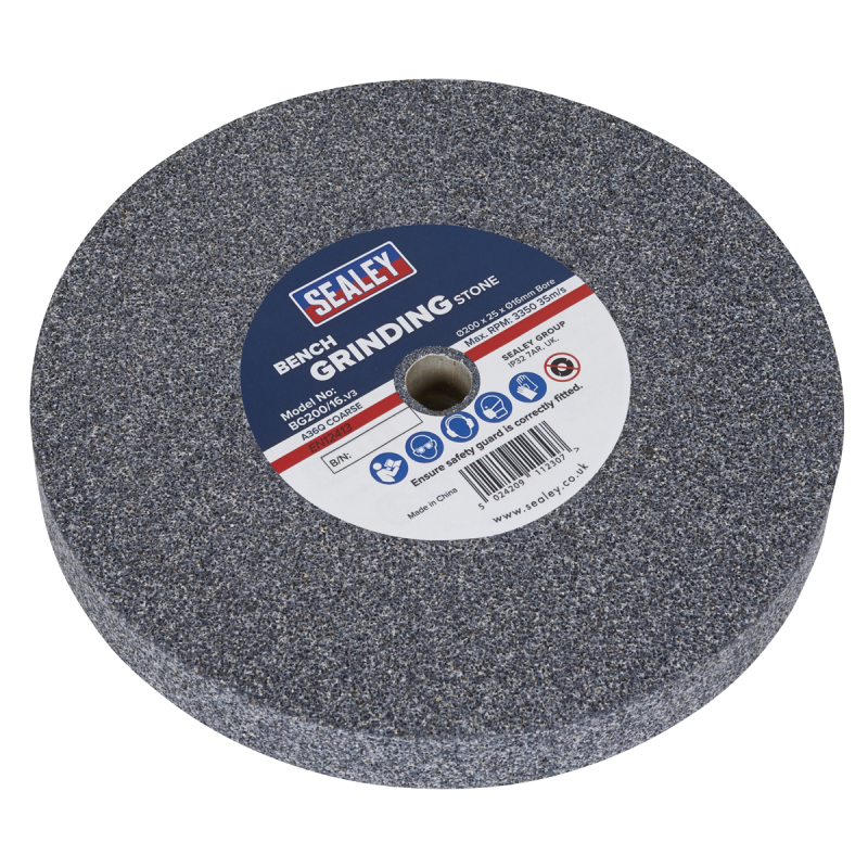 Grinding Stone Ø200 x 25mm Ø16mm Bore A36Q Coarse