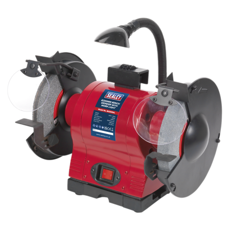 200mm Bench Grinder with Worklight 550W/230V