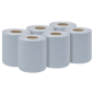 Blue Embossed 2-Ply Paper Roll 60m - Pack of 6