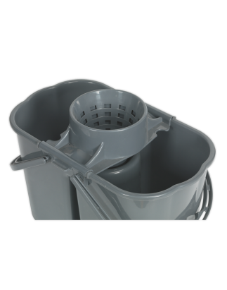 Mop Bucket 15L - 2 Compartment