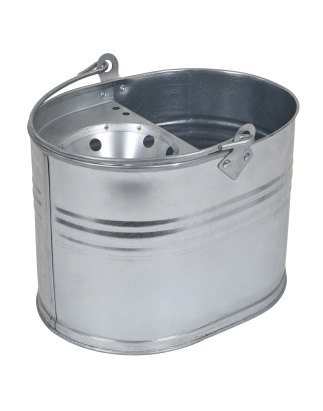 Mop Bucket 13L - Galvanized