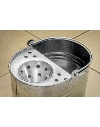 Mop Bucket 13L - Galvanized