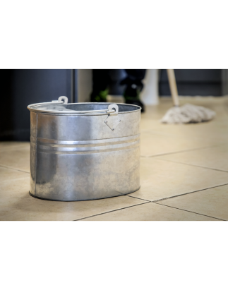 Mop Bucket 13L - Galvanized