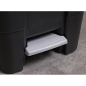 Refuse/Wheelie Bin with Foot Pedal 100L - Black