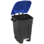 Refuse/Wheelie Bin with Foot Pedal 100L - Blue