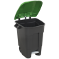 Refuse/Wheelie Bin with Foot Pedal 100L - Green