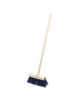 Stiff/Hard Bristle Yard Broom 13"(325mm)