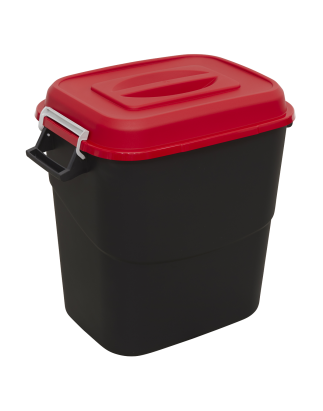 Poubelle/Poubelle de rangement 75L - Rouge