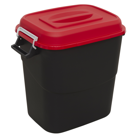 Poubelle/Poubelle de rangement 75L - Rouge