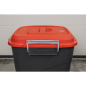 Poubelle/Poubelle de rangement 75L - Rouge