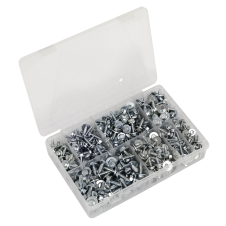 Acme Screw with Captive Washer Assortment 425pc