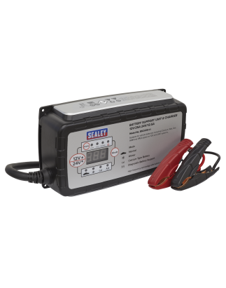 12V-25A/24V-12.5A Battery Support Unit & Charger