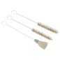 Ensemble de brosses de nettoyage pour pistolet pulvérisateur, 3 pièces