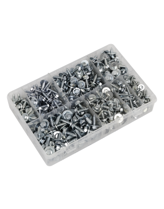 Acme Screw with Captive Washer Assortment 425pc