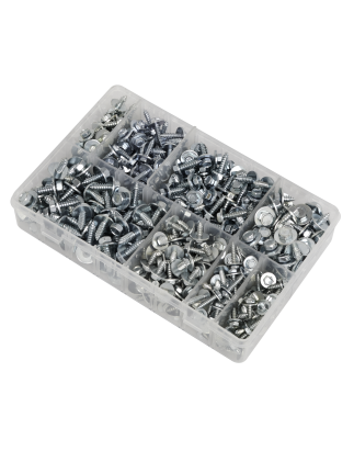 Acme Screw with Captive Washer Assortment 425pc