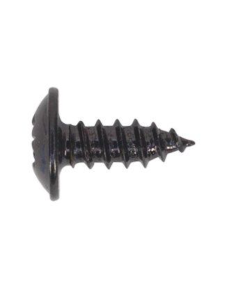 Self-Tapping Screw 3.5 x 10mm Flanged Head Black Pozi Pack of 100