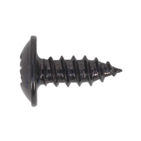 Self-Tapping Screw 3.5 x 10mm Flanged Head Black Pozi Pack of 100