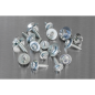 Acme Screw with Captive Washer Assortment 425pc