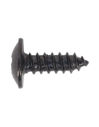 Self-Tapping Screw 4.2 x 13mm Flanged Head Black Pozi Pack of 100