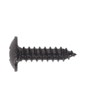 Self-Tapping Screw 4.2 x 16mm Flanged Head Black Pozi Pack of 100