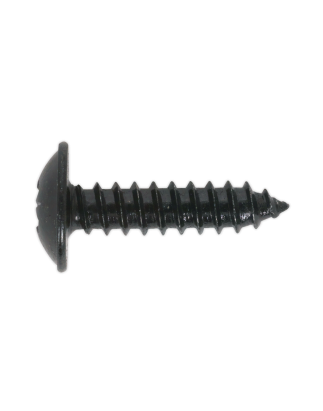 Self-Tapping Screw 4.8 x 13mm Flanged Head Black Pozi Pack of 100