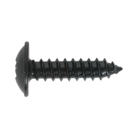 Self-Tapping Screw 4.8 x 13mm Flanged Head Black Pozi Pack of 100